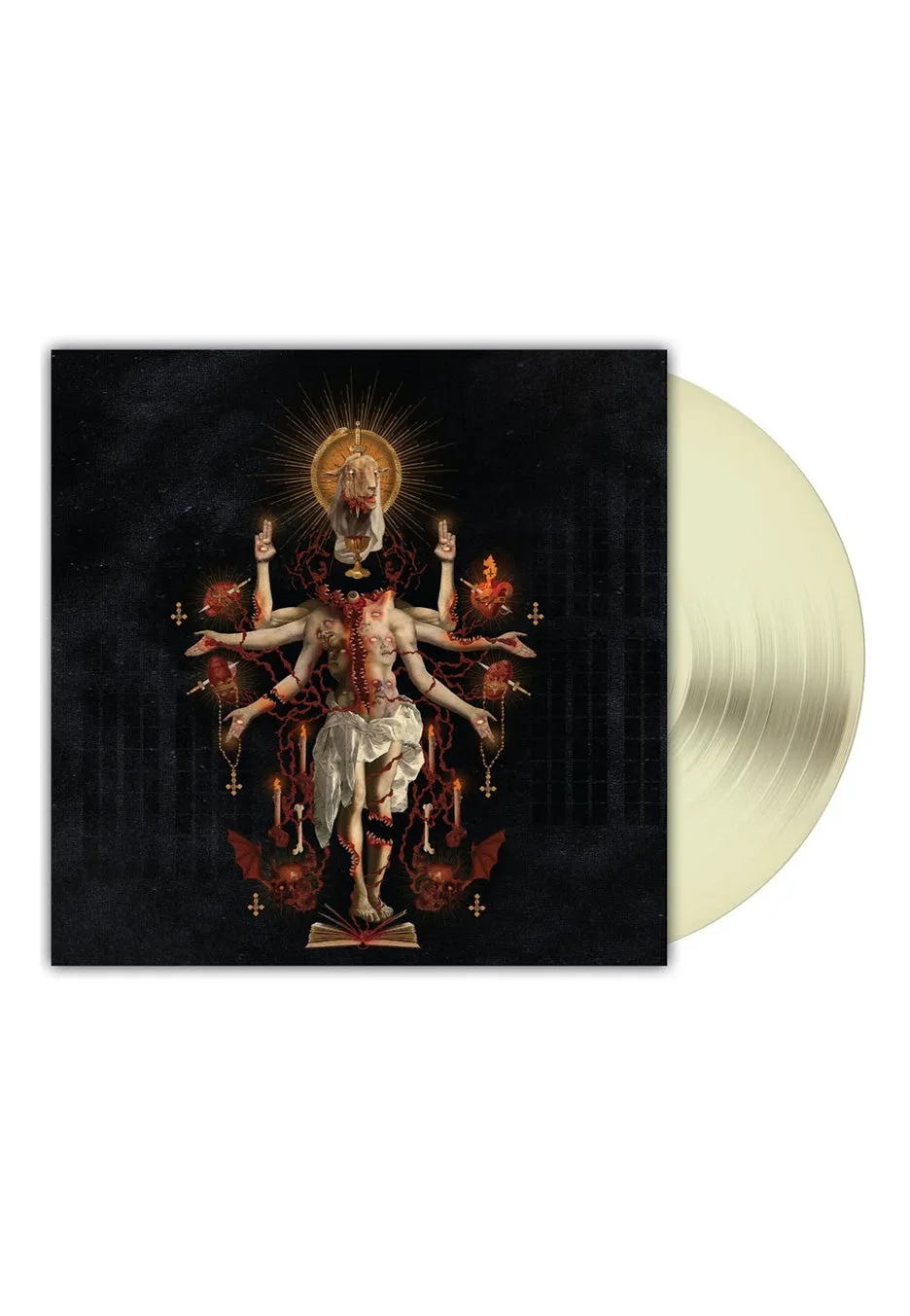 Satanic Planet Dead Deities Bone White vinile LP colorato limitato