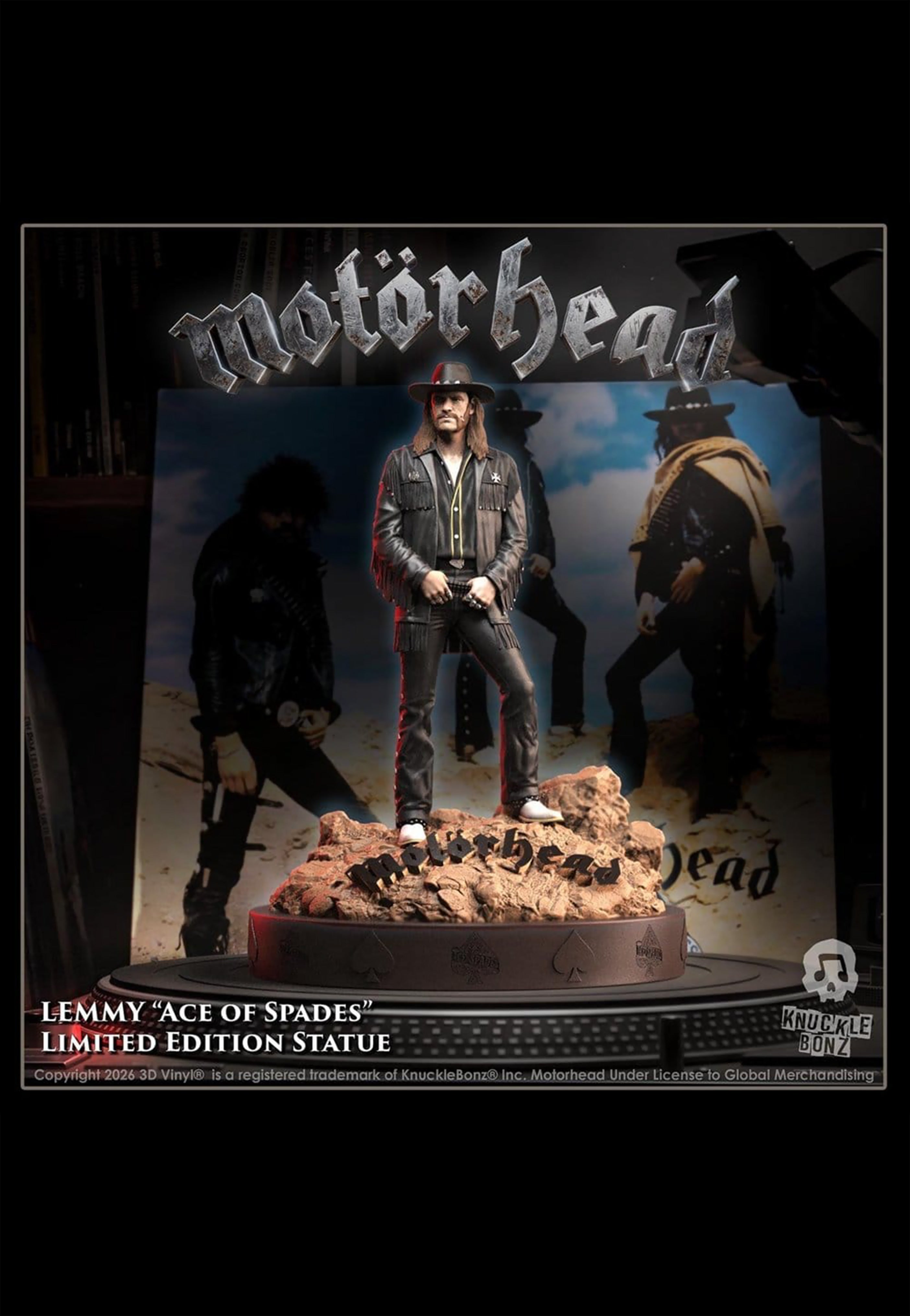 Motörhead Rock Iconz Lemmy IV Ace of Spades statua onesize limitata
