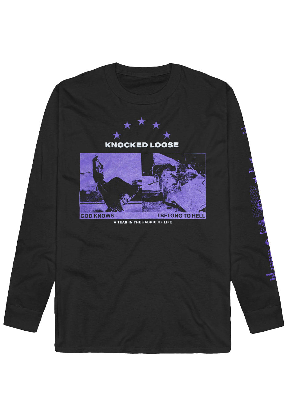 Knocked Loose Hydrate The Garden Longsleeve Nero