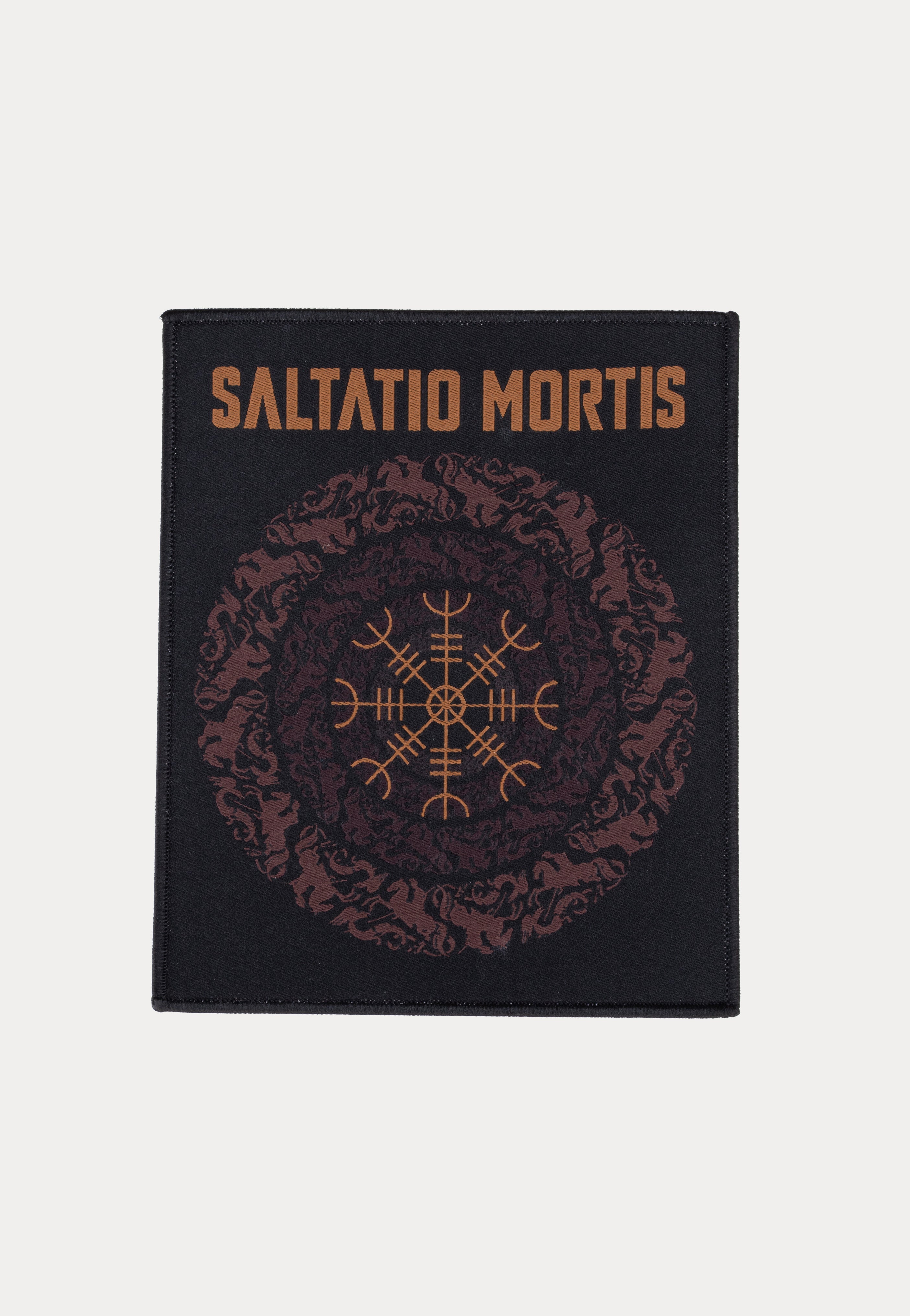 Saltatio Mortis Circle patch nera in poliestere