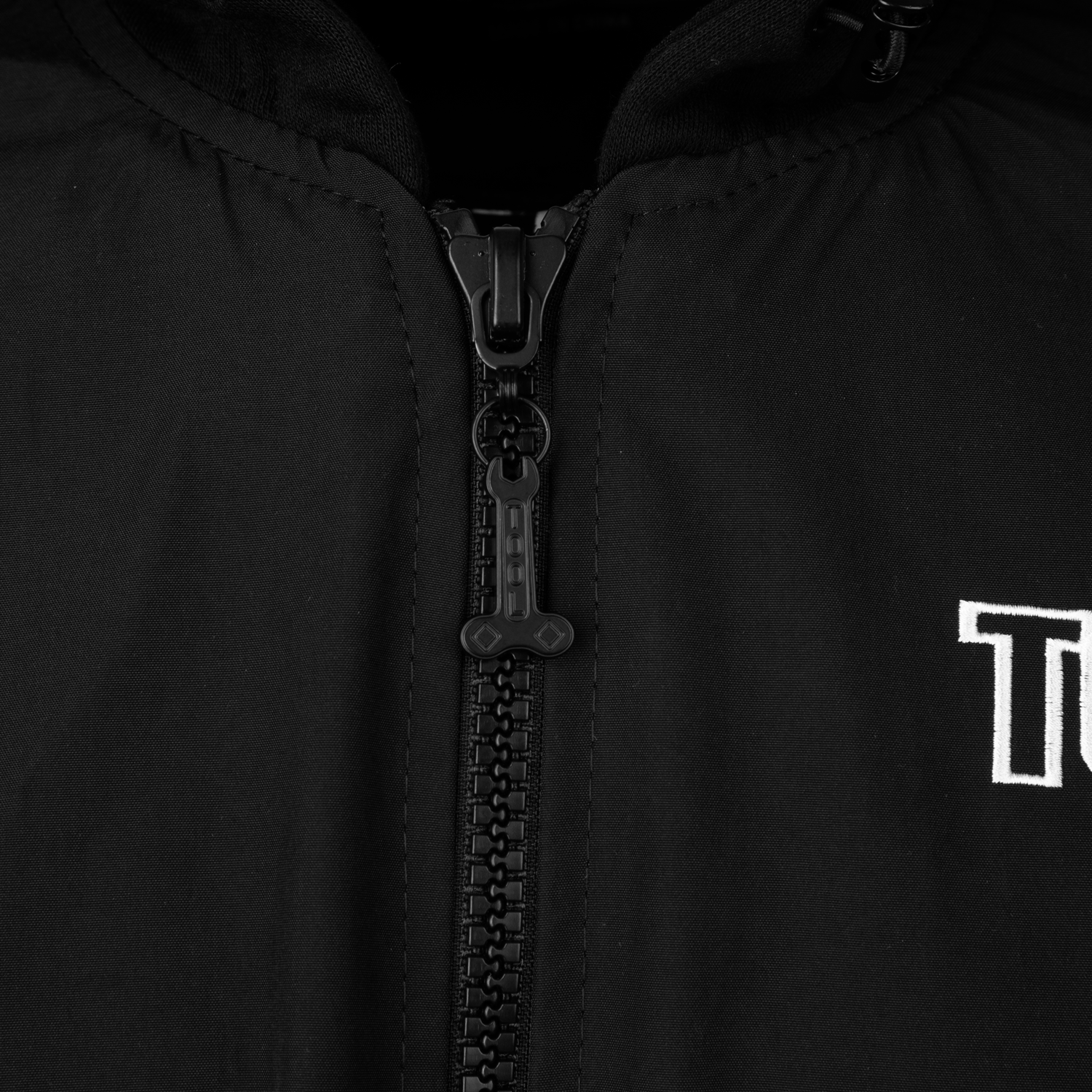 Tool Wrench giacca bomber uomo nero con cappuccio Large