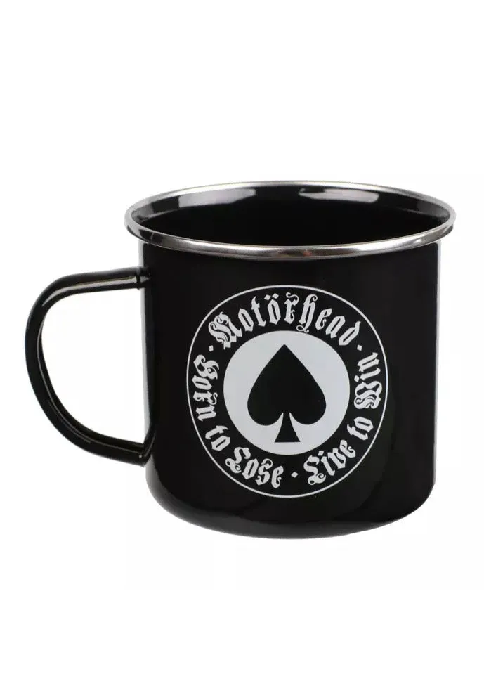 Motörhead Born To Lose tazza smaltata nera