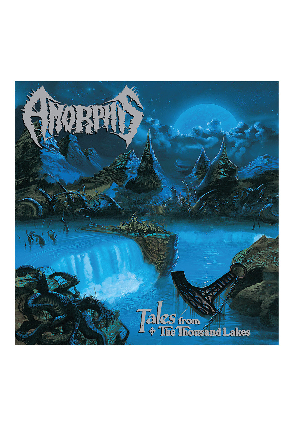 Amorphis Tales From The Thousand Lakes vinile LP clear/blue marmorizzato