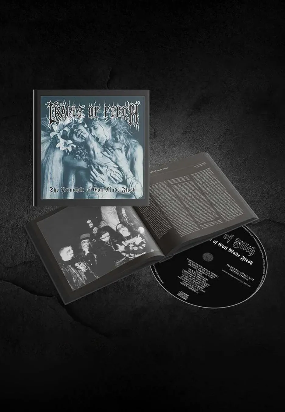 Cradle Of Filth The Principle Of Evil Made Flesh digibook CD gotico