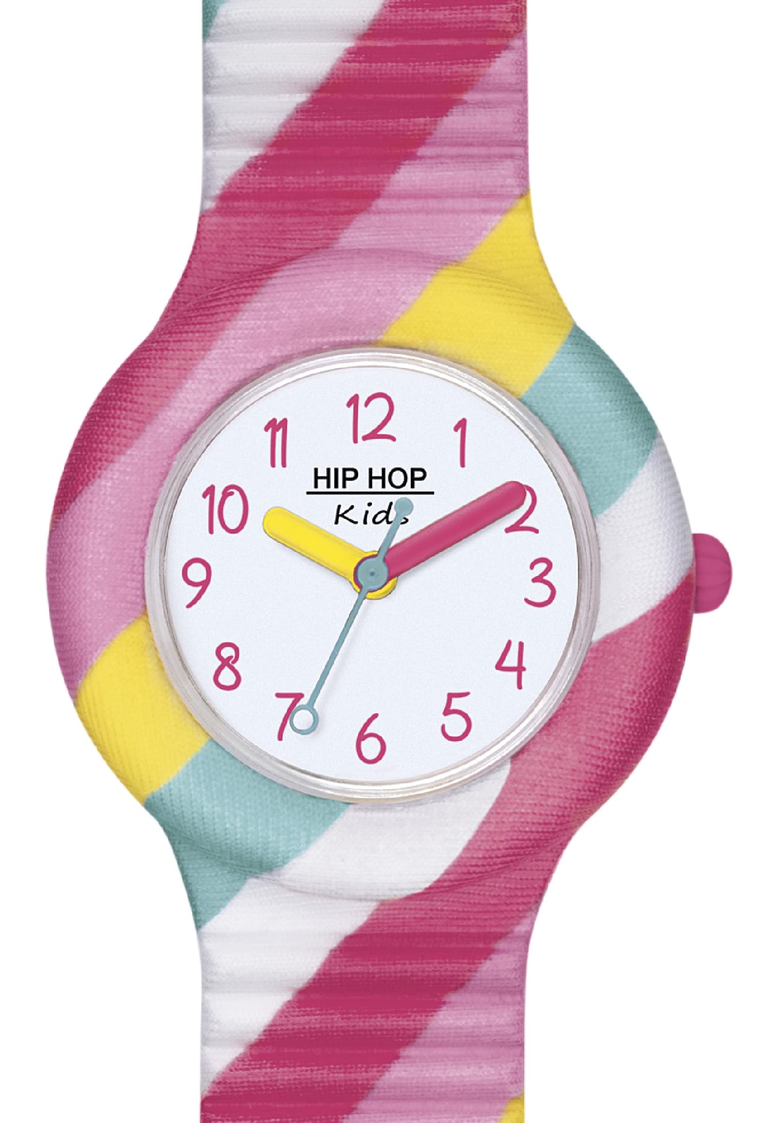 Hip Hop Kids Fun orologio bambina silicone tessuto multicolore