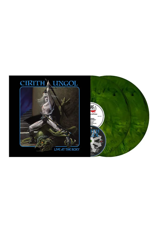 Cirith Ungol Live At The Roxy Vinile 2LP Verde Nero + DVD