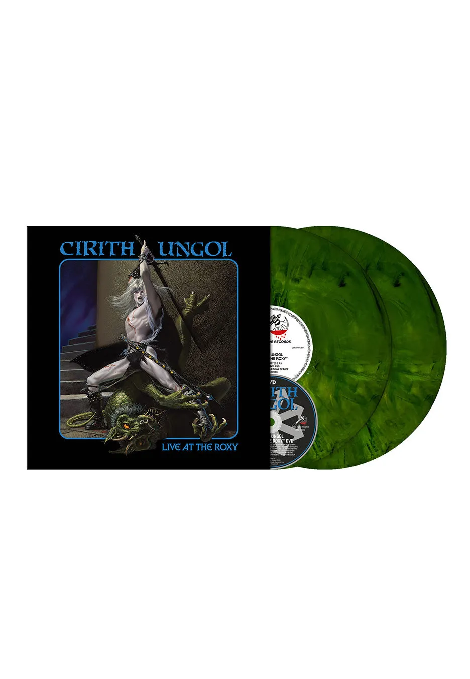 Cirith Ungol Live At The Roxy Vinile 2LP Verde Nero + DVD