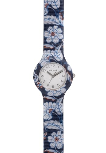 Hip Hop Winter Blossom orologio donna fiori silicone impermeabile