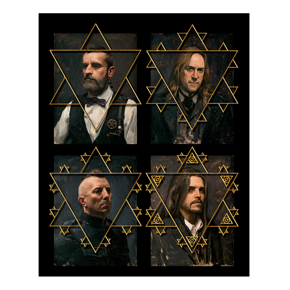 Tool Portraits poster satinato 16x20 arte da parete