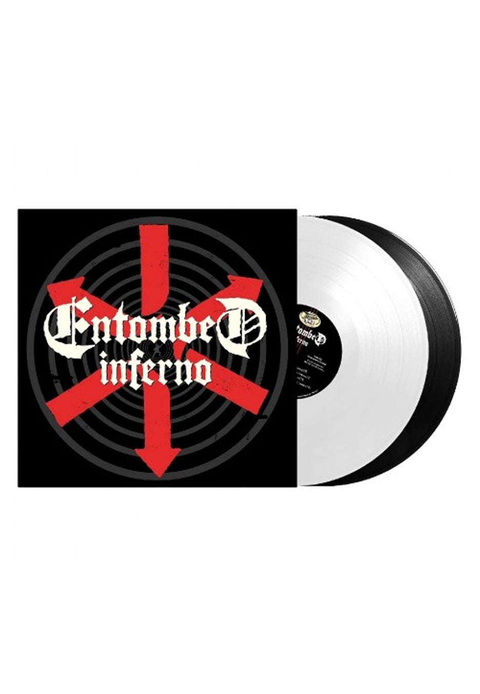 Entombed Inferno doppio vinile bianco nero death metal
