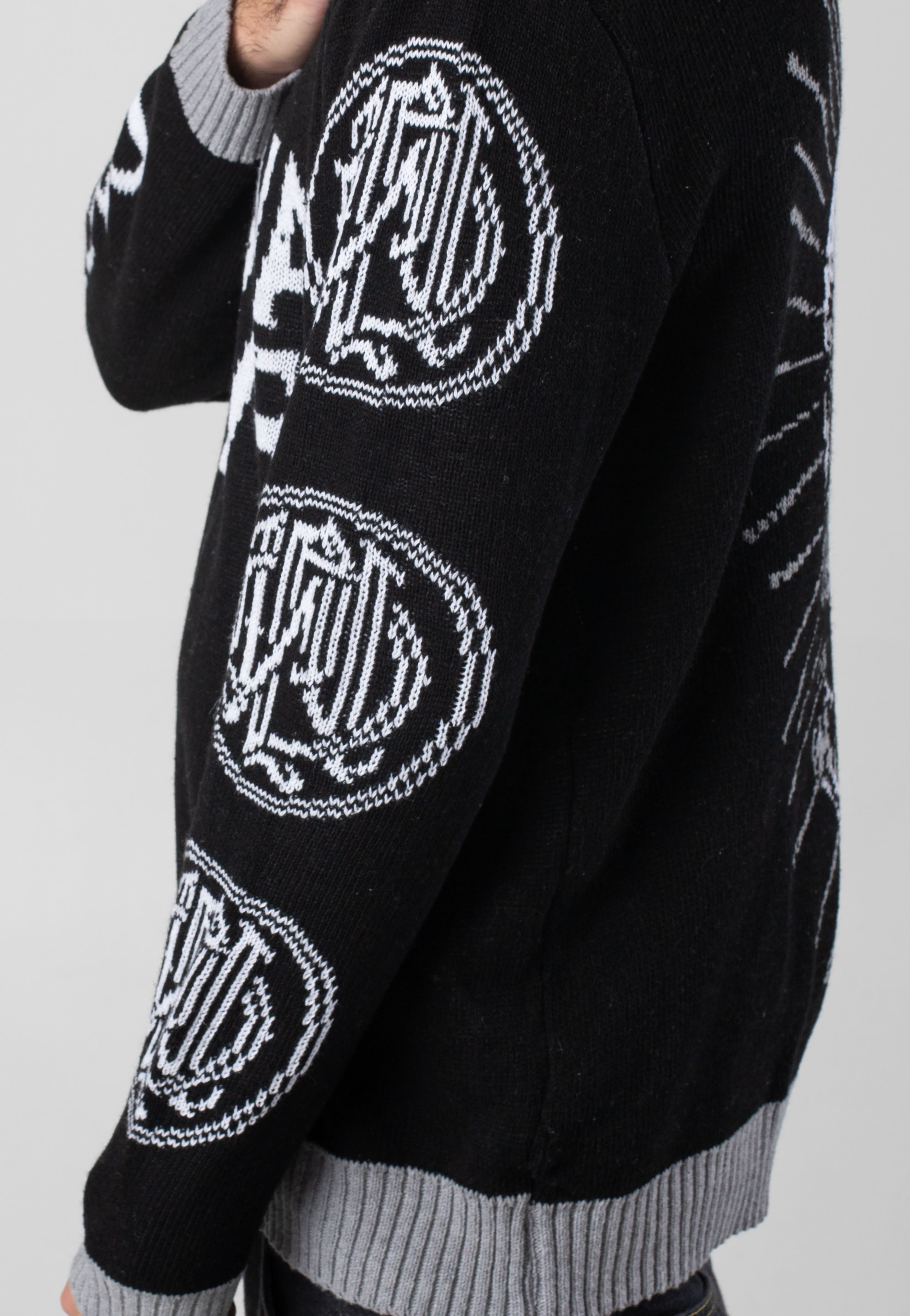 Parkway Drive Darker Still Felpa Winter Knit Nera