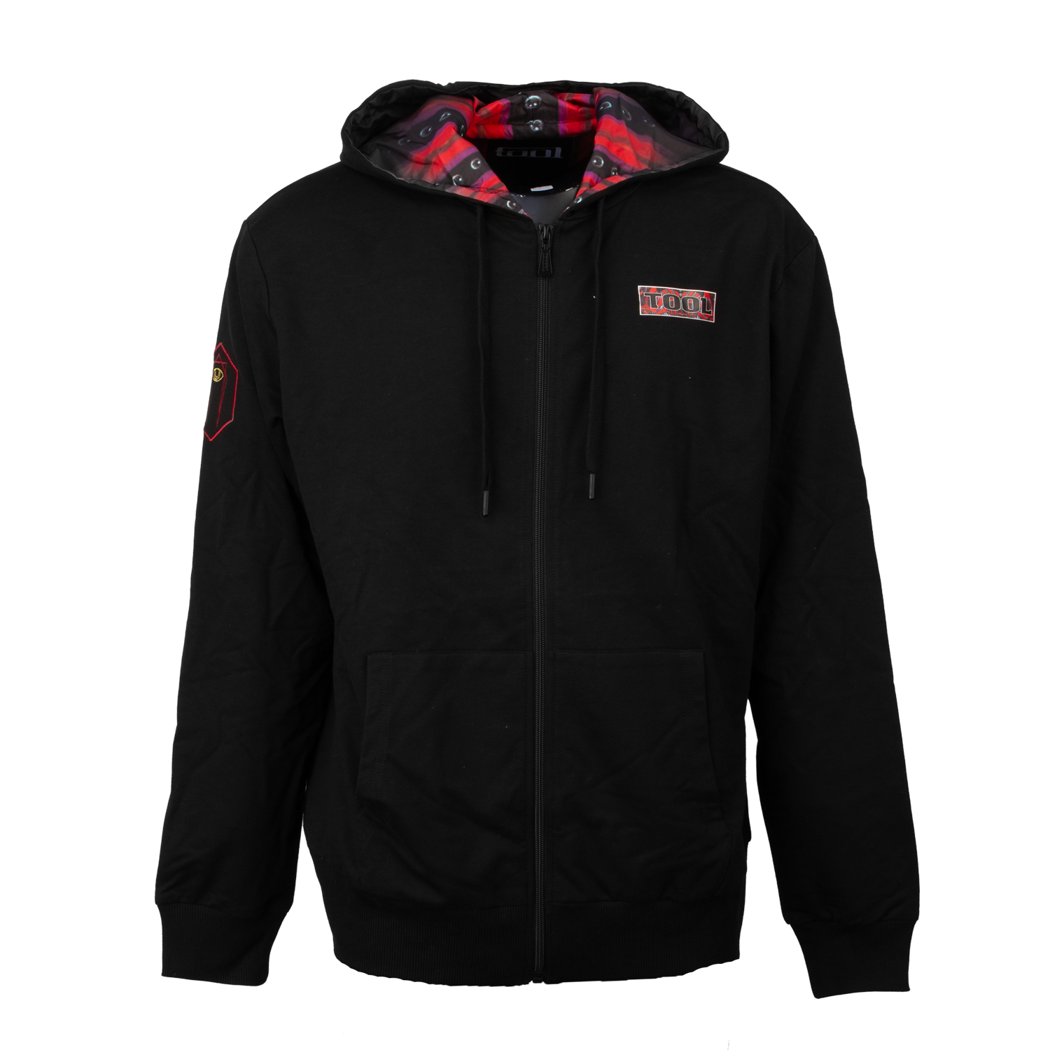 Tool Army 10,000 Days Felpa zip rossa taglia L
