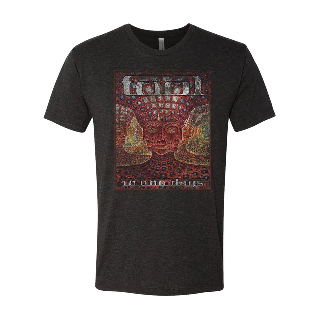 Tool 10.000 Days Vintage Tee Maglietta Nero Vintage