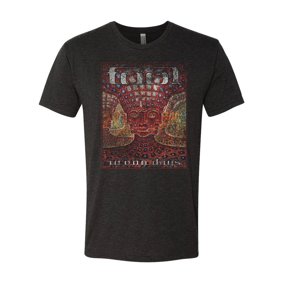 Tool 10.000 Days Vintage Tee Maglietta Nero Vintage