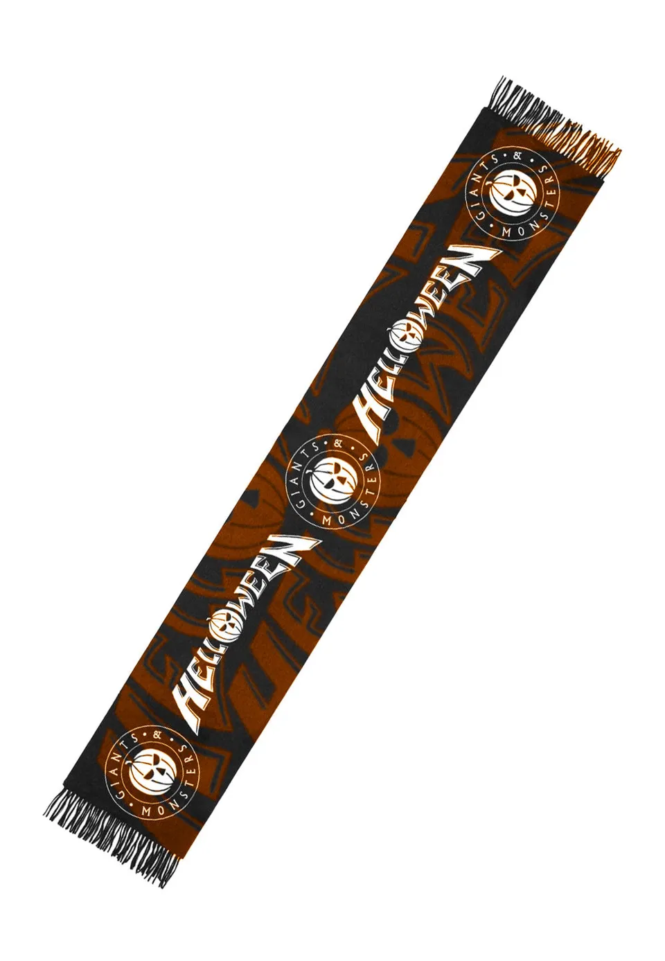 Helloween Orange Giants & Monsters sciarpa nera onesize
