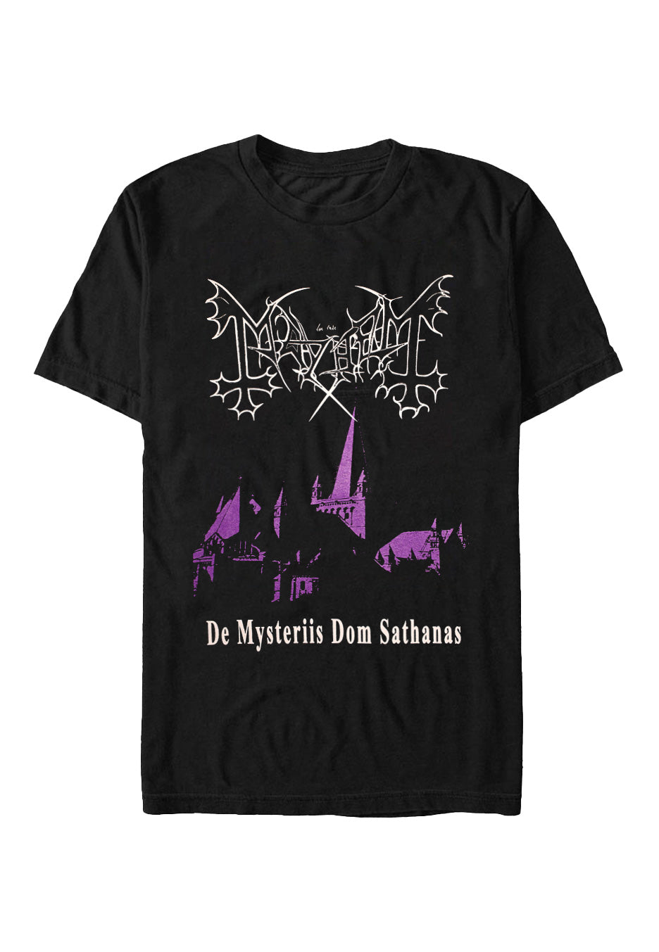 Mayhem De Mysteriis Dom Sathanas T-Shirt nera black metal