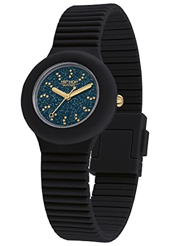 Hip Hop Shimmer Crush Fly to the Stars Orologio Donna Nero 32 mm