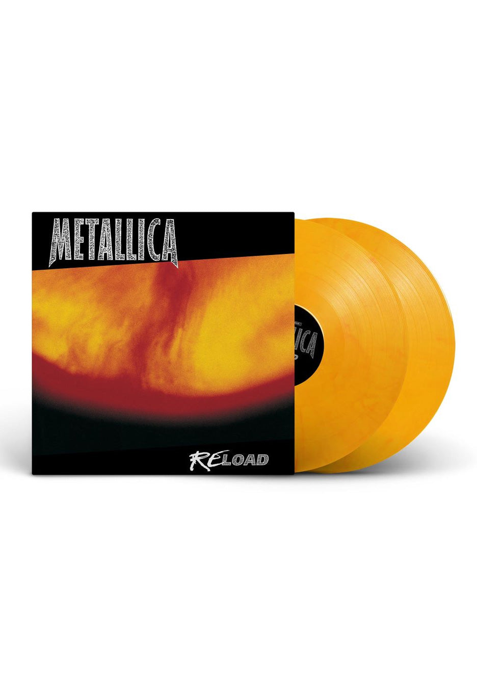 Metallica ReLoad Remastered 2025 vinile 2 LP giallo traslucido