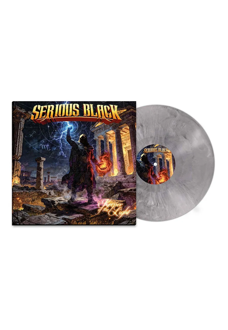 Serious Black Keeper Of The Light Vinile LP marmorizzato