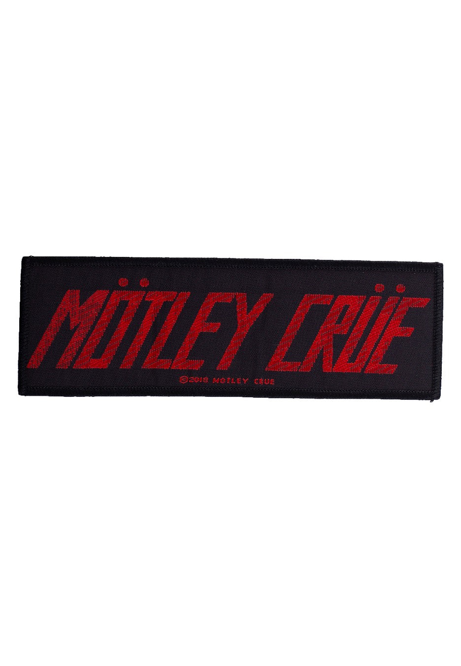 Mötley Crüe Logo Patch toppa nera taglia unica glam metal