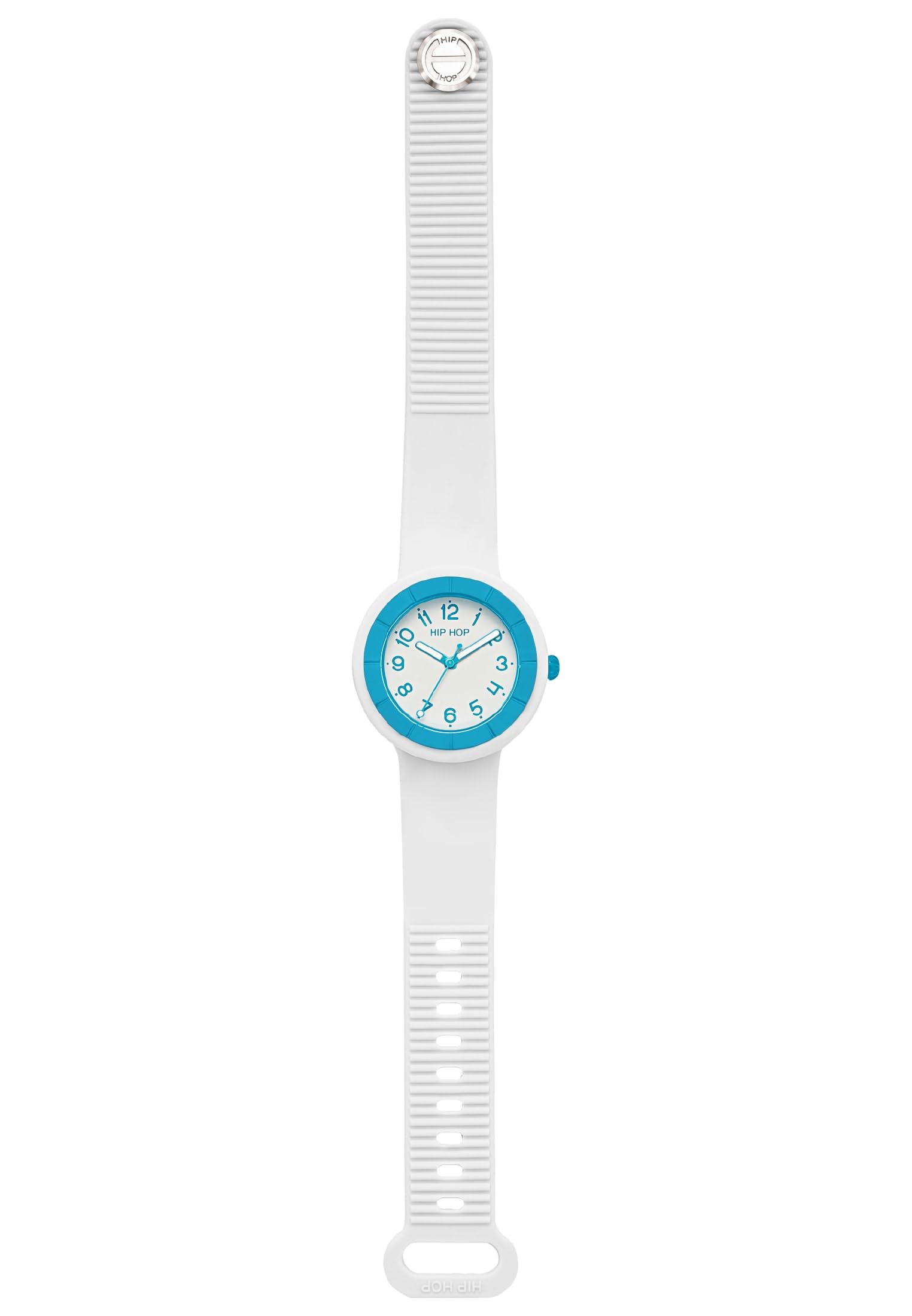 Hip Hop Hero.Dot Neon Blue orologio donna silicone 34 mm quarzo