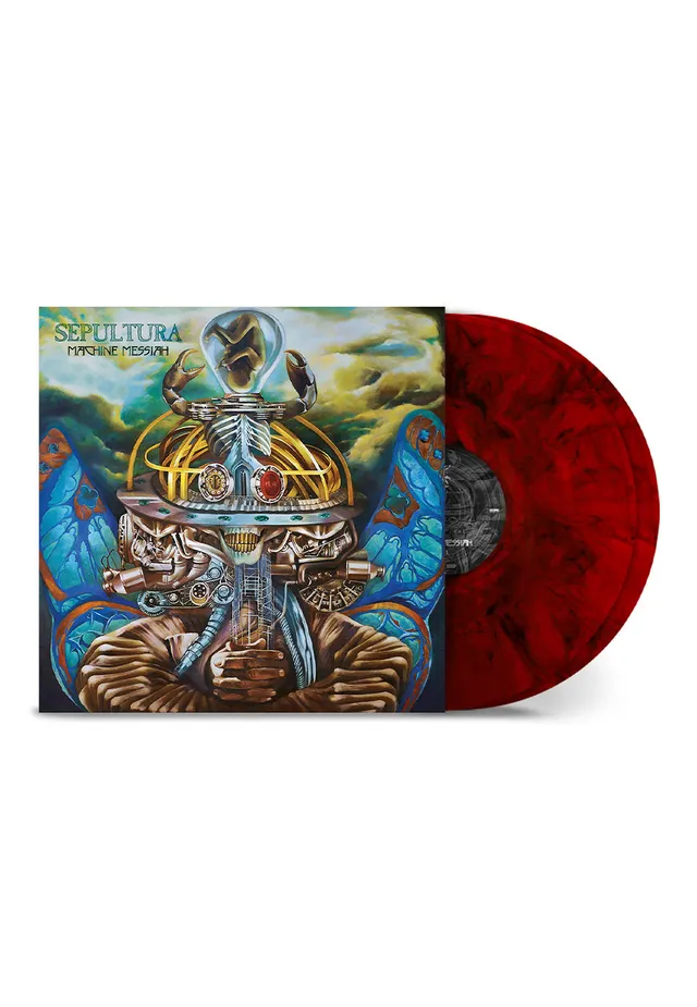 Sepultura Machine Messiah Doppio Vinile LP rosso marmo