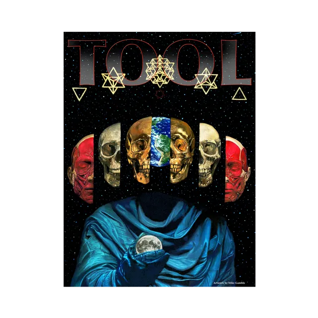 Tool Mike Gamble Reflection poster firmato 18x24