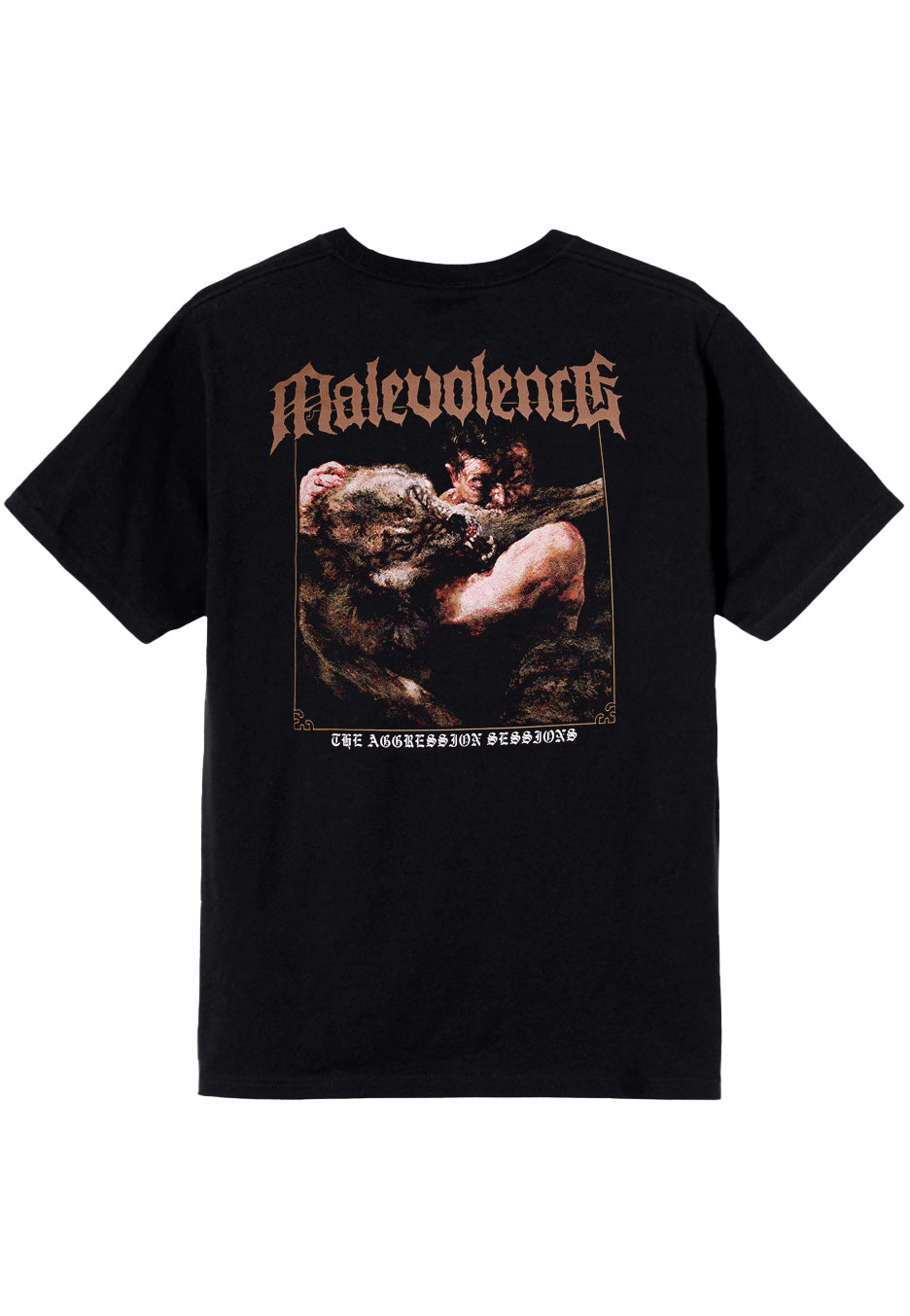 Malevolence The Aggression Sessions T-Shirt maglietta nera metalcore