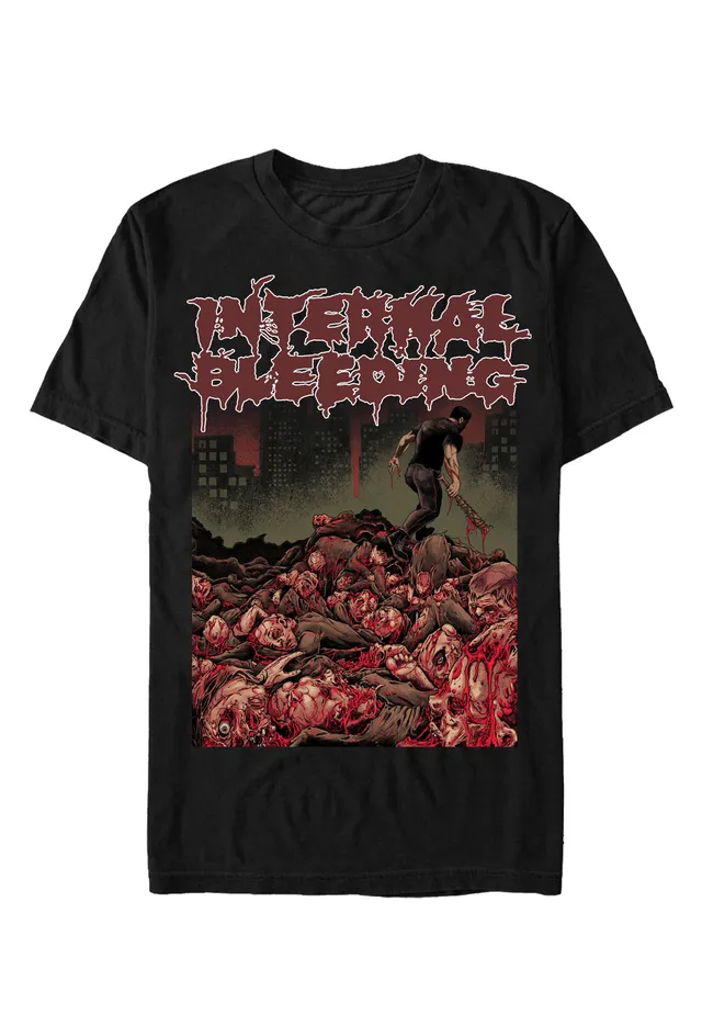 Internal Bleeding Settle All Scores maglietta nera death metal