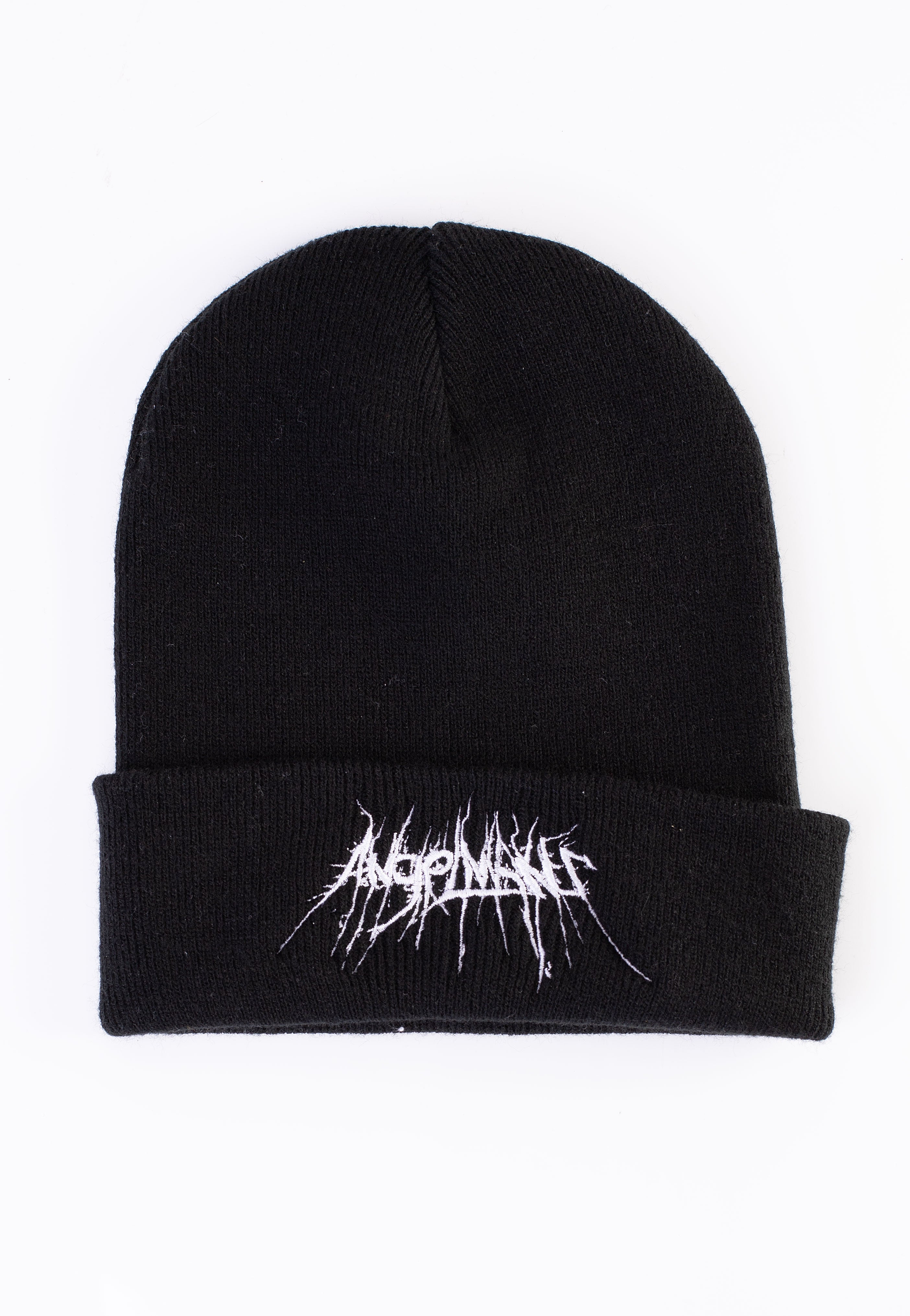 AngelMaker Red Banner Logo berretto nero lungo
