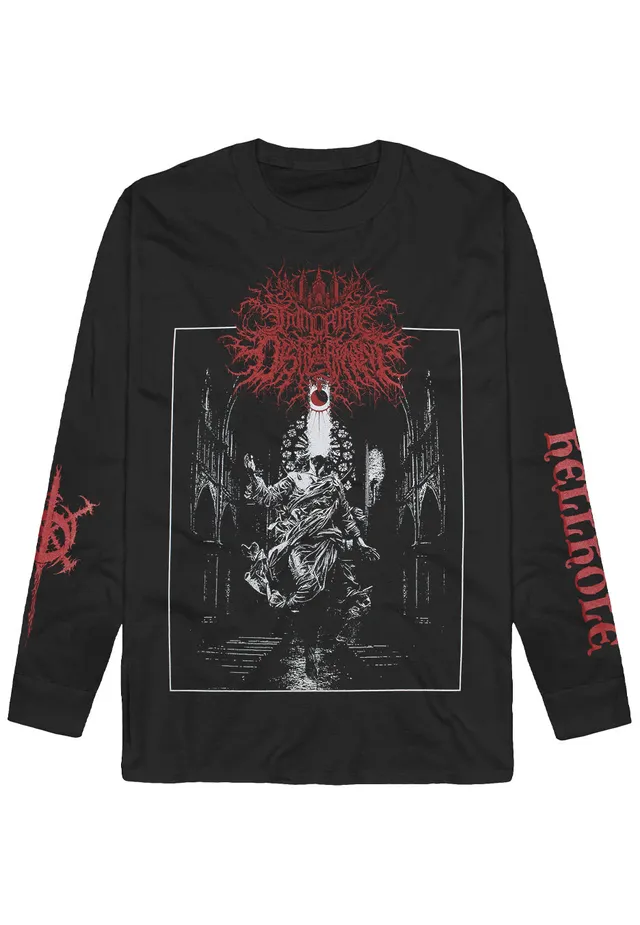 Immortal Disfigurement Hellhole longsleeve maglia nera maniche lunghe