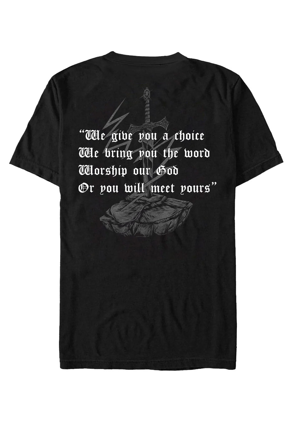 Warbringer The Sword And The Cross T-Shirt nera metal