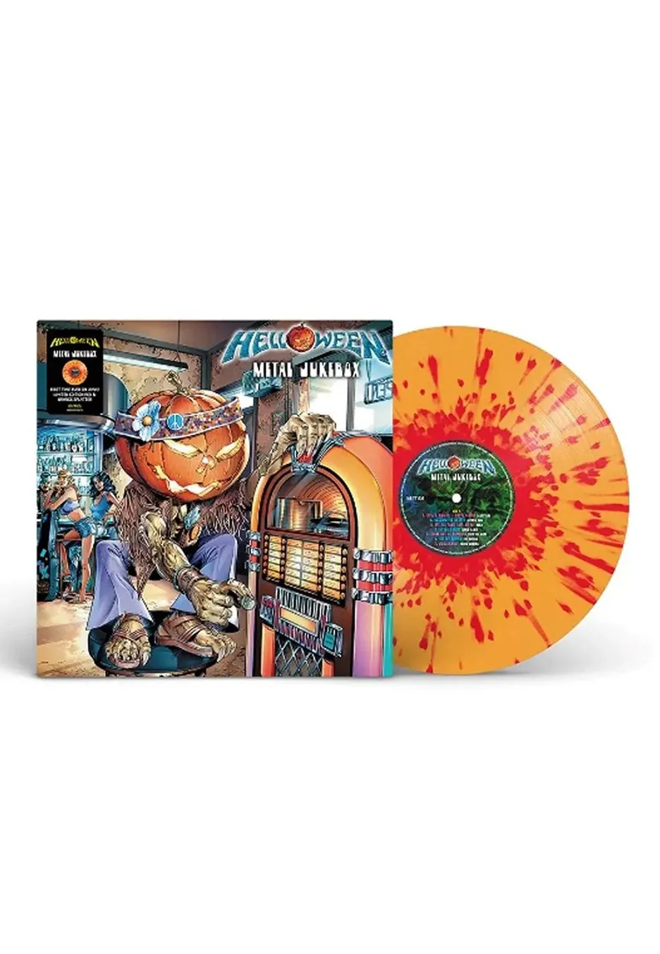 Helloween Metal Jukebox Vinile LP Arancione Rosso Splatter
