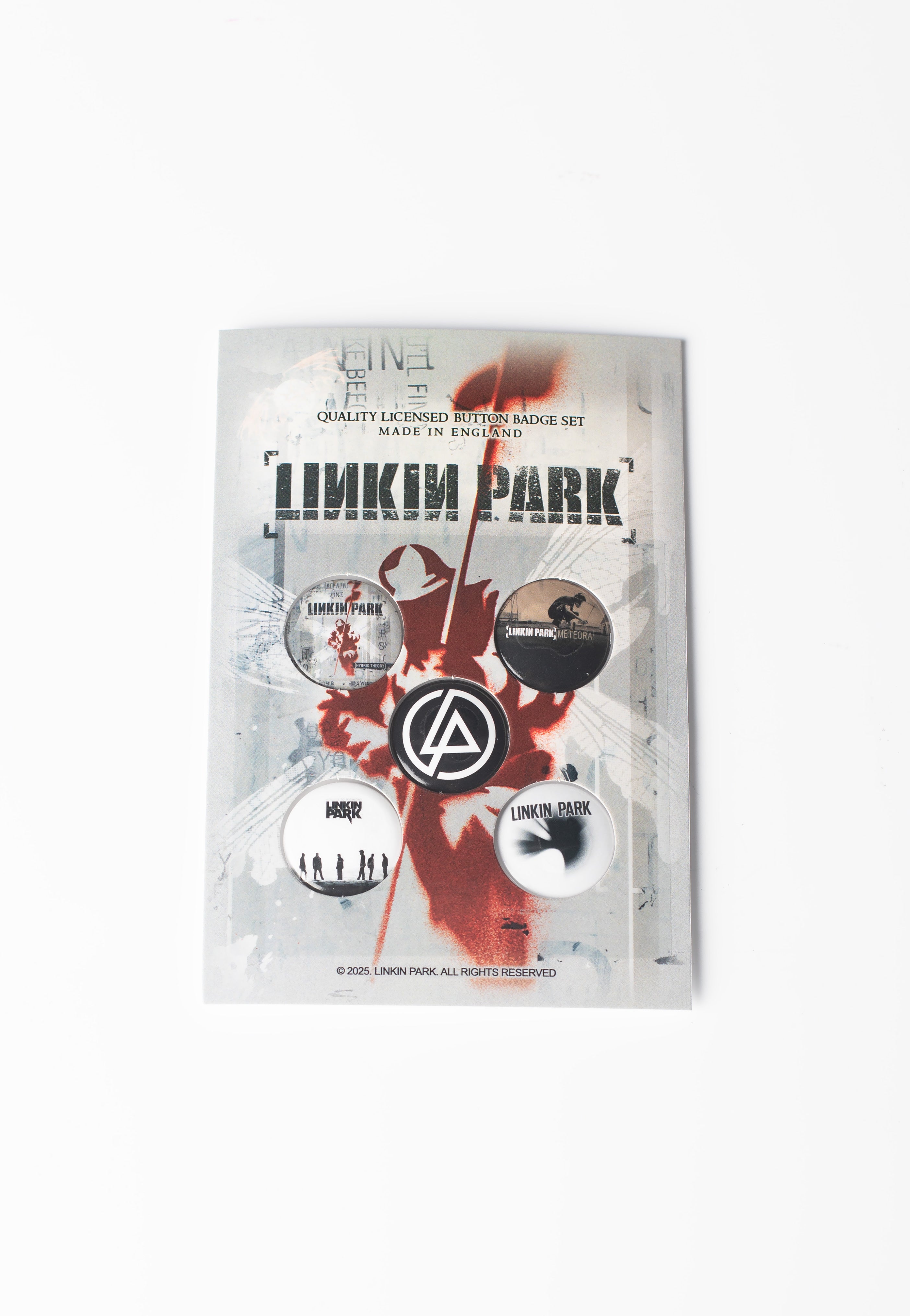 Linkin Park Hybrid Theory bottone spilla multicolore