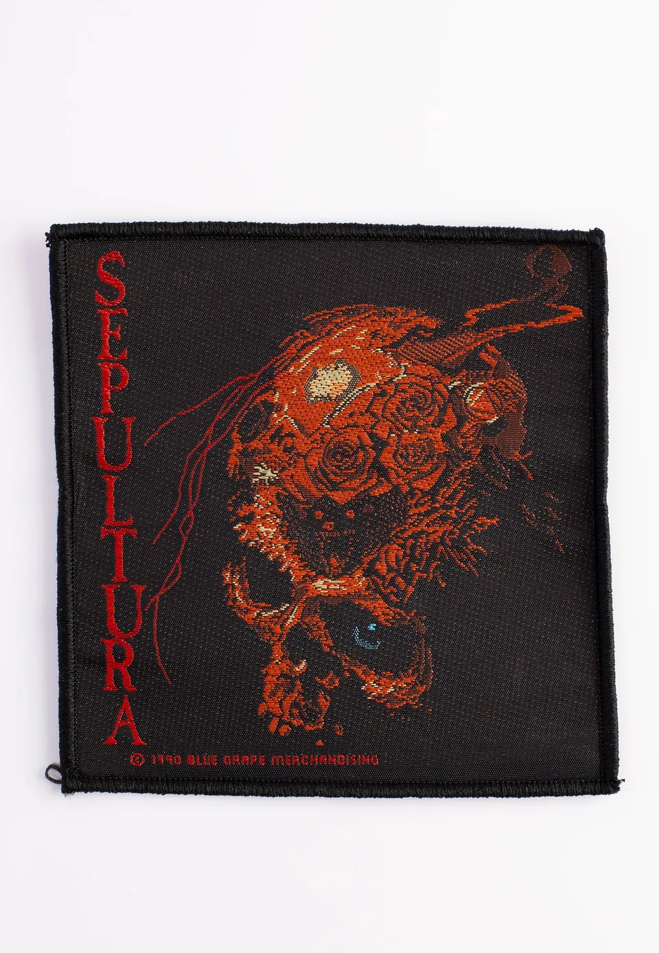 Sepultura Beneath The Remains patch nera death metal