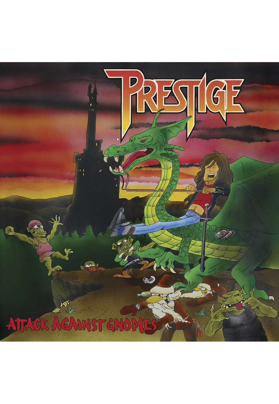 Prestige Attack Against Gnomes Vinile LP Reissue Thrash Metal