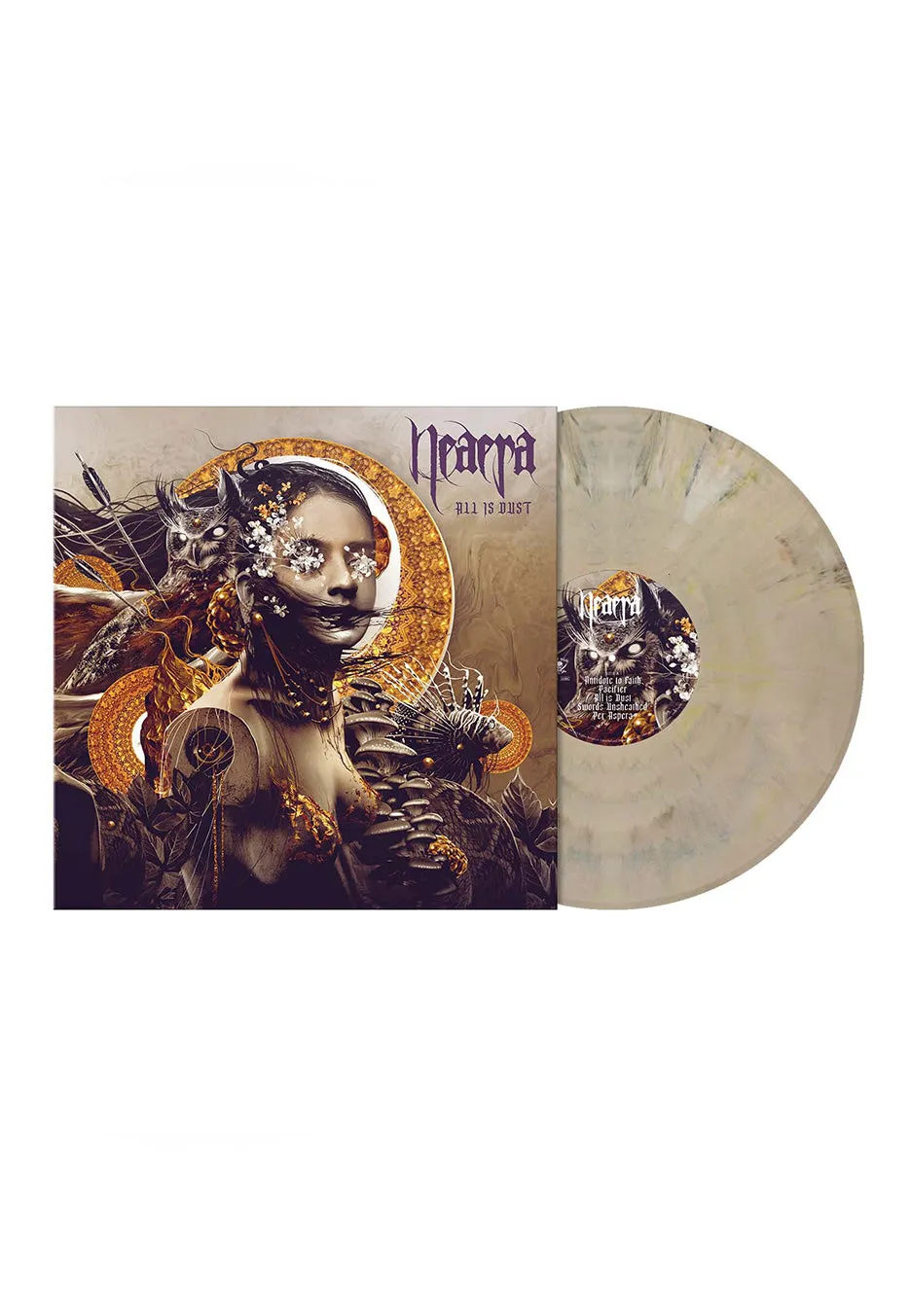 Neaera All Is Dust vinile LP dark vanilla marmorizzato