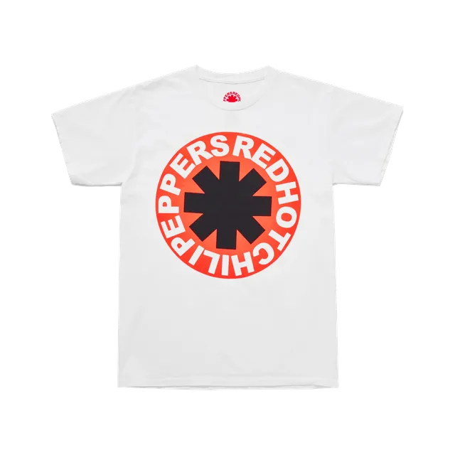 Red Hot Chili Peppers Classic Tee maglietta cotone neon tour