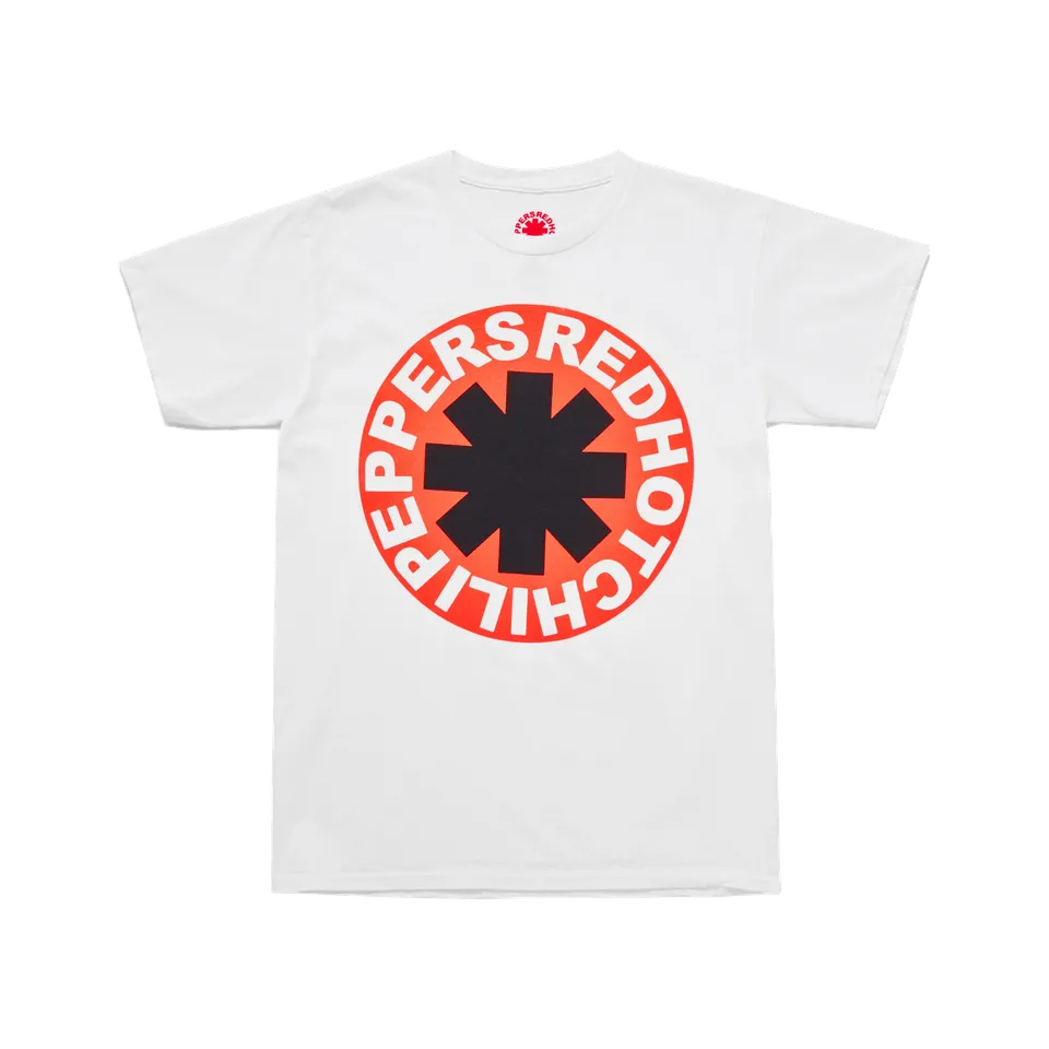 Red Hot Chili Peppers Classic Tee maglietta cotone neon tour