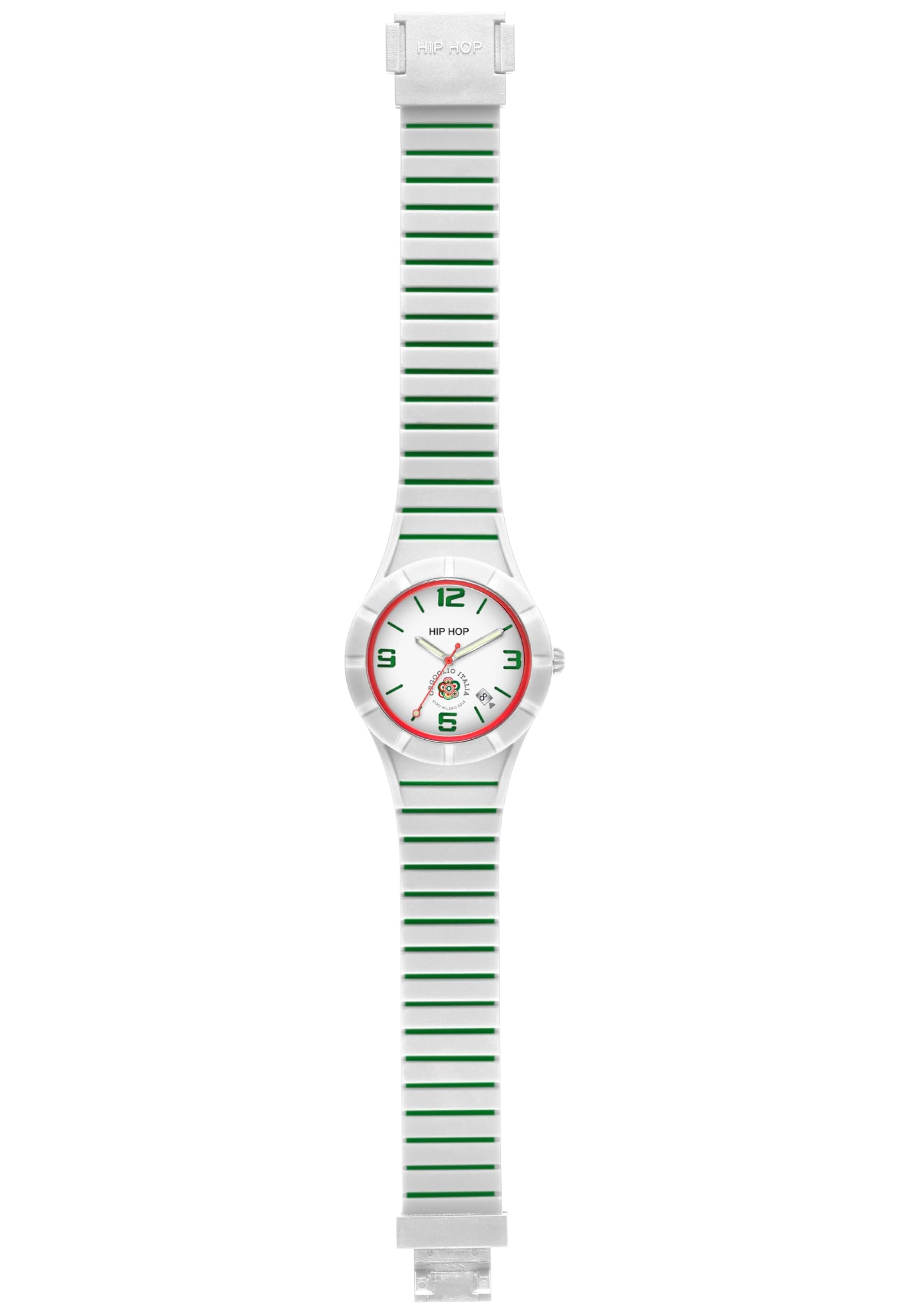 Hip Hop X Man orologio uomo silicone bianco 42 mm quarzo