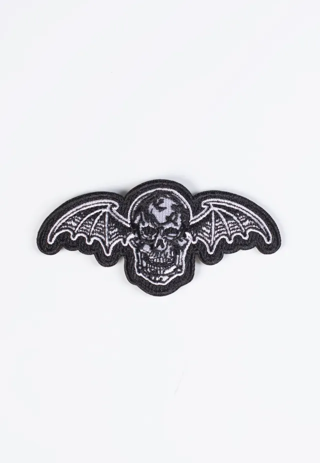 Avenged Sevenfold Deathbat patch toppa nera ricamata