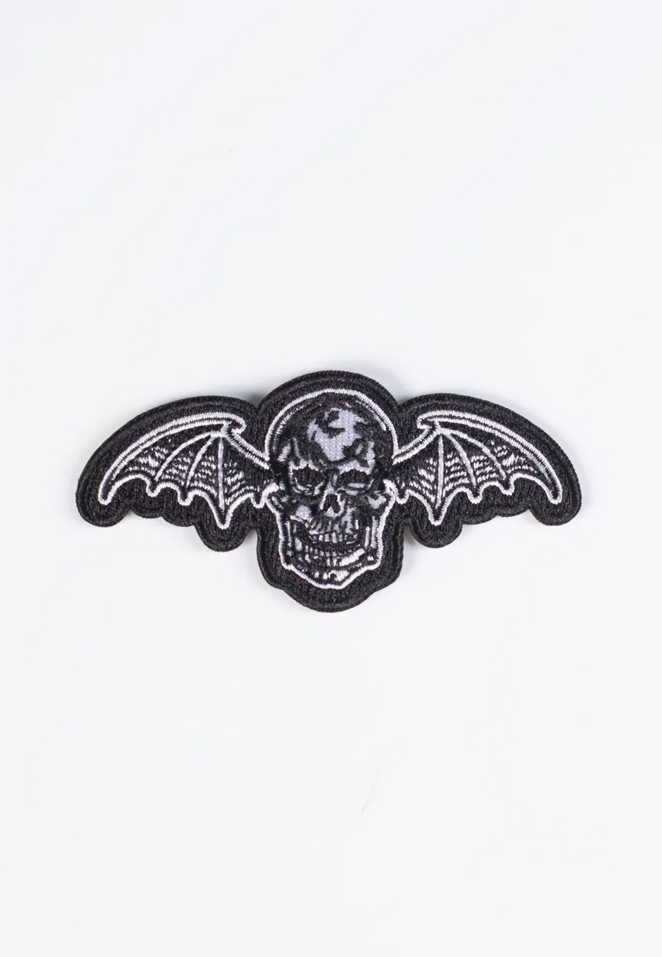 Avenged Sevenfold Deathbat patch toppa nera ricamata