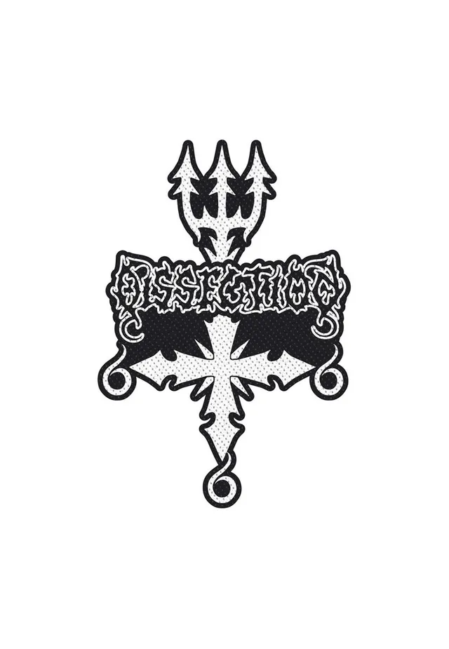 Dissection Logo Cut Out patch nera death metal