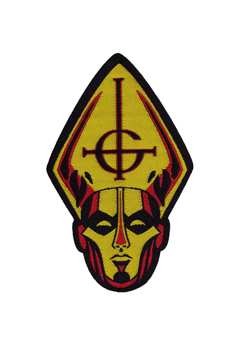 Ghost Papa Head patch toppa nera onesize