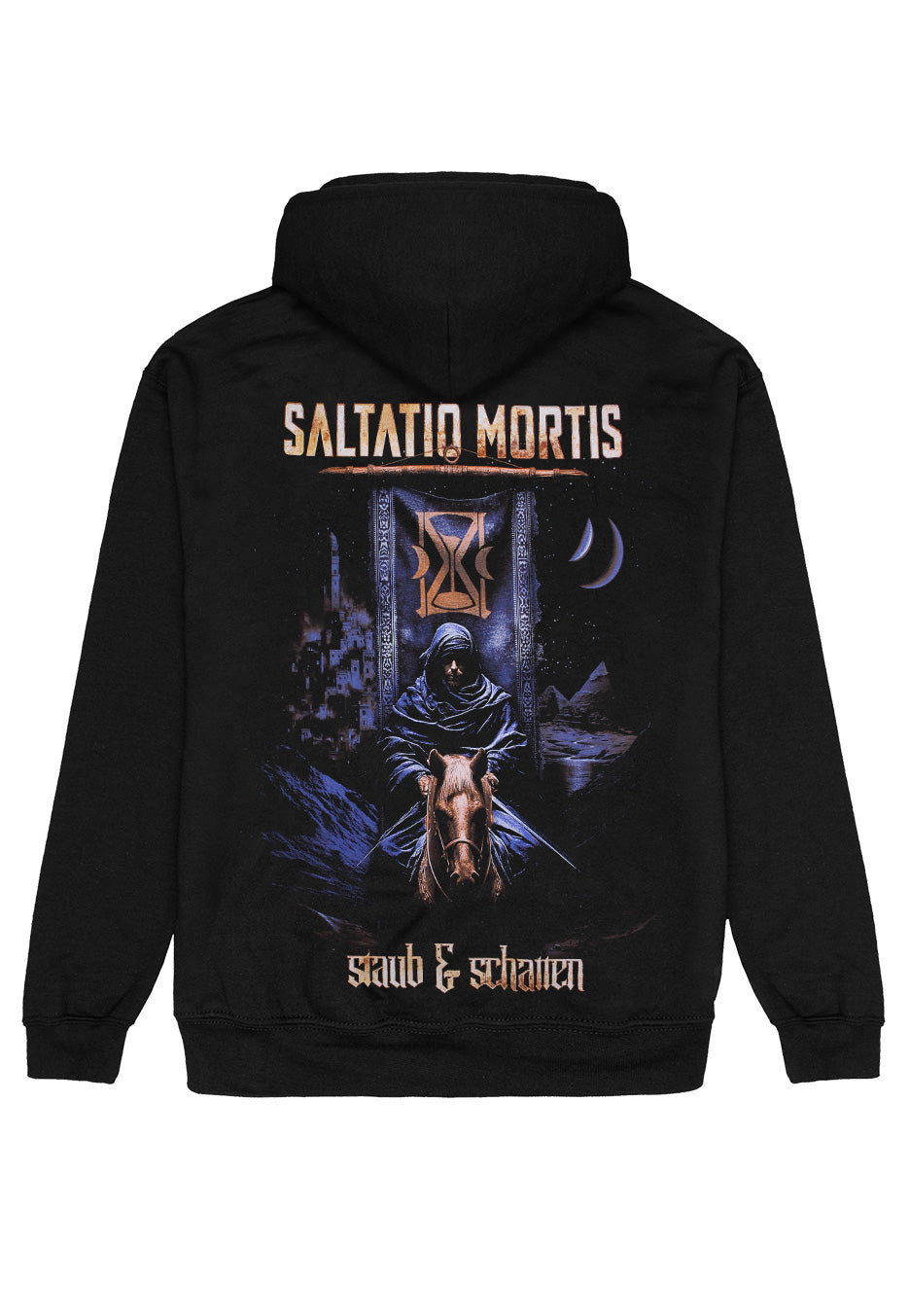 Saltatio Mortis Staub Schatten Reiter felpa nera hoodie
