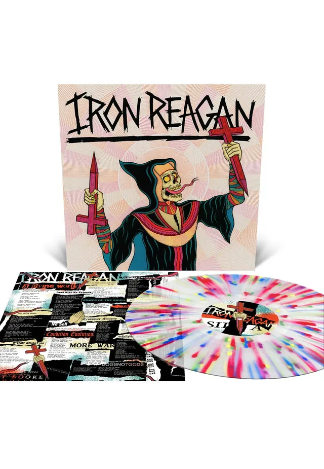 Iron Reagan Crossover Ministry LP vinile colorato splattered