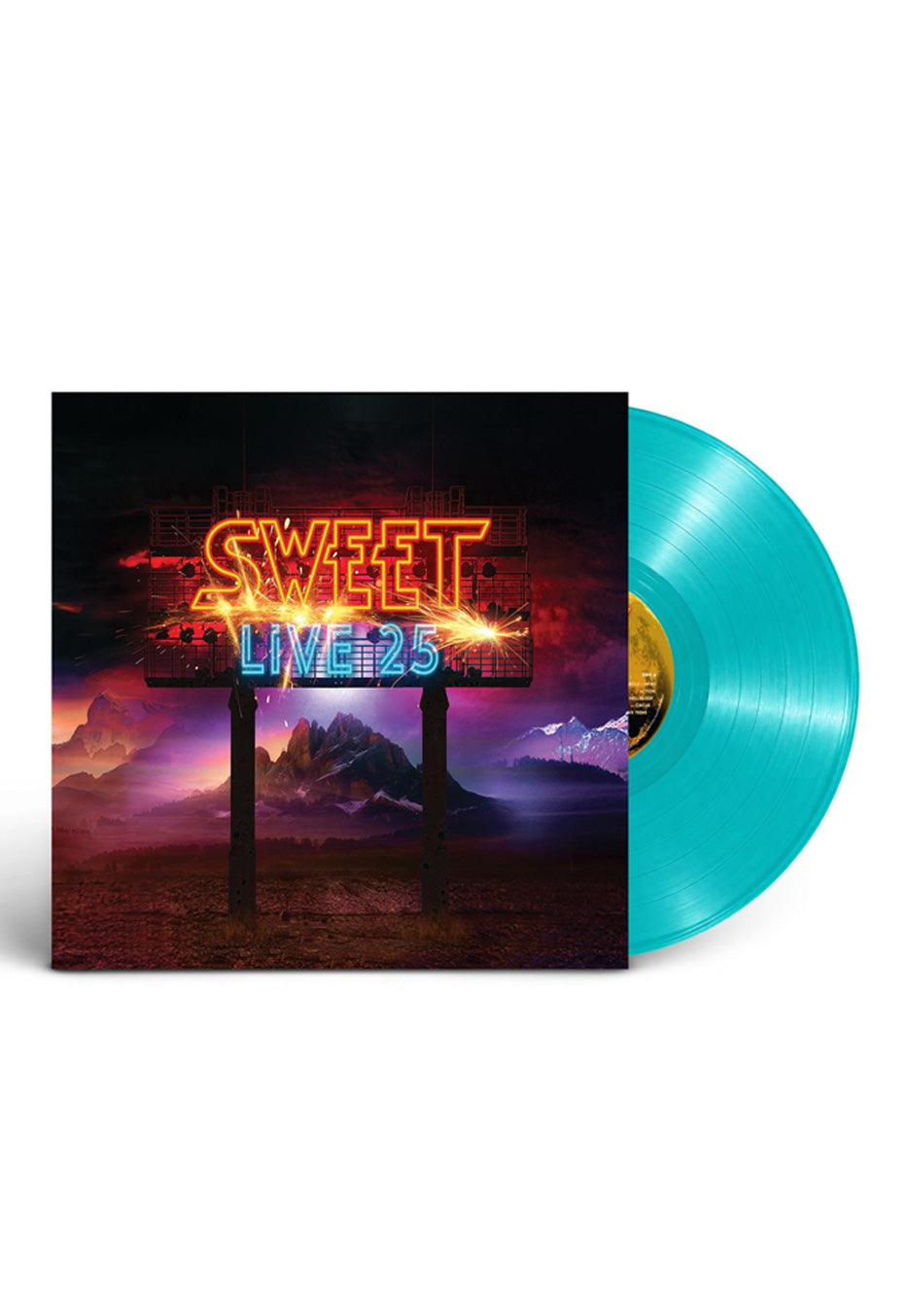 Sweet Live 2025 vinile 2 LP turchese glam rock