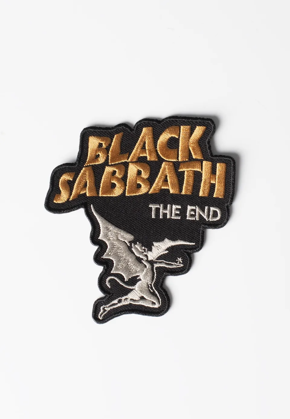 Black Sabbath The End patch toppa multicolore da cucire