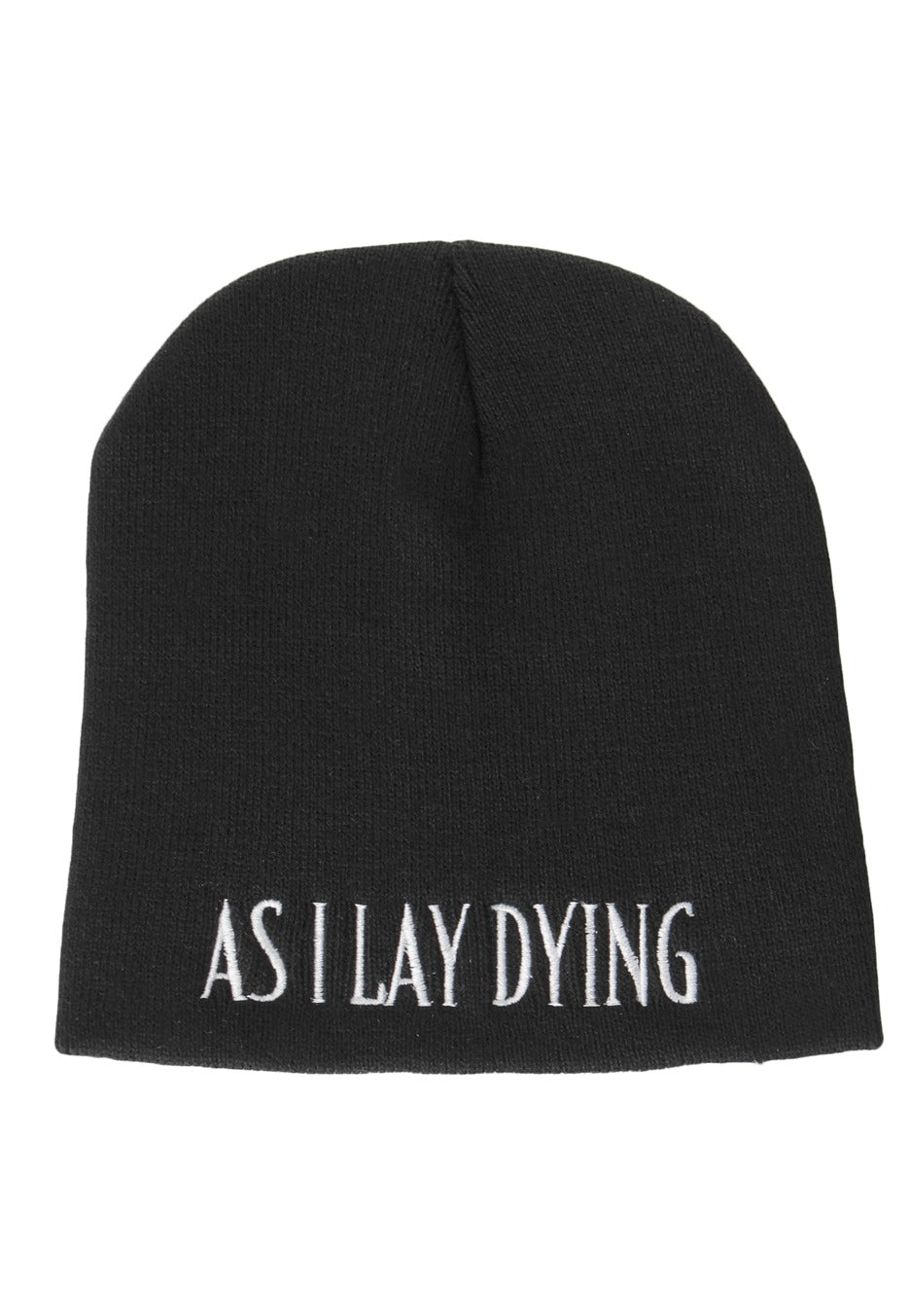As I Lay Dying Logo beanie cappello nero onesize metalcore