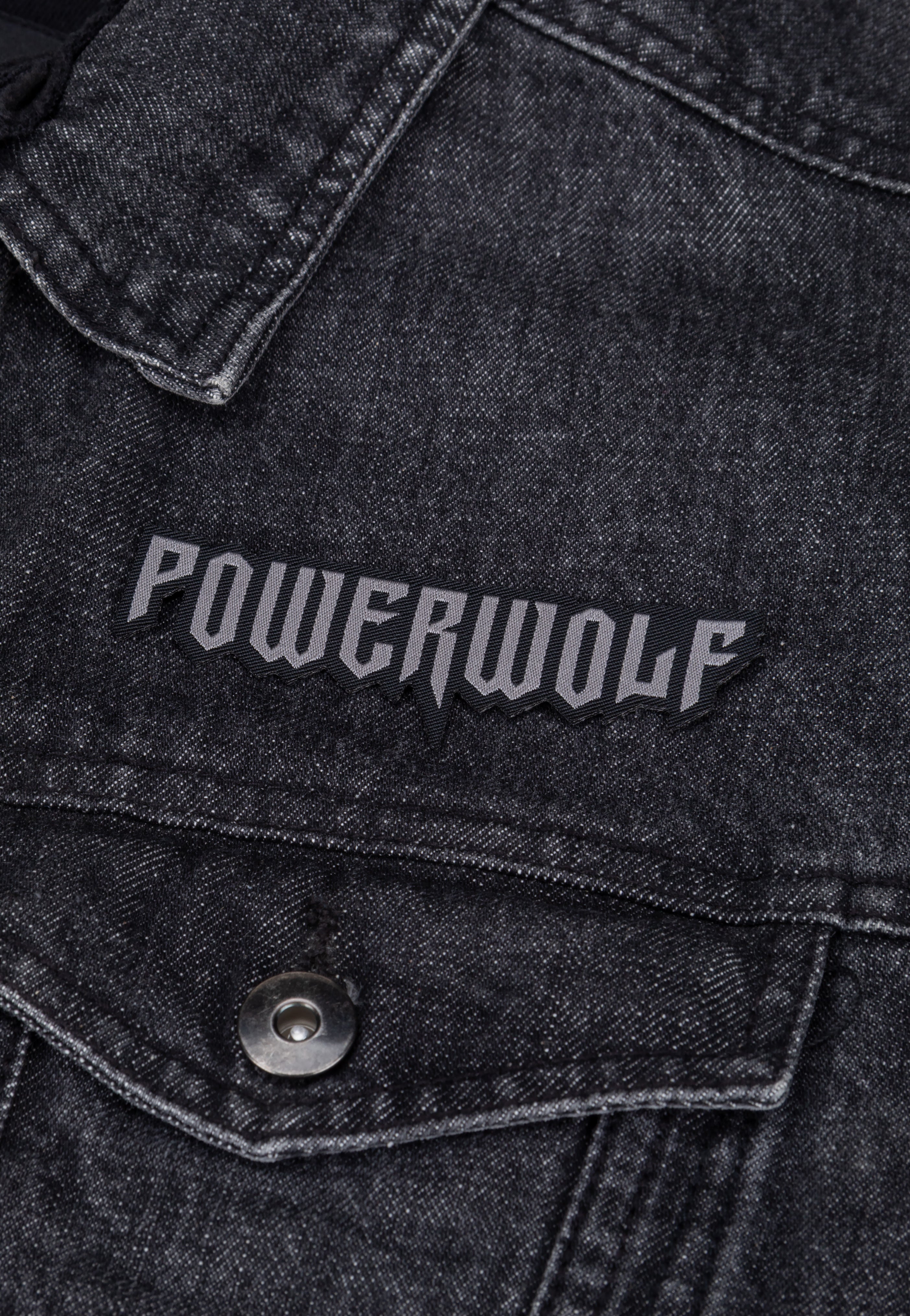 Powerwolf Logo Cut Out patch nera